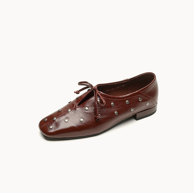 Zapatos Mary Jane de Cuero con Remaches - Elegancia Primaveral - Image 26