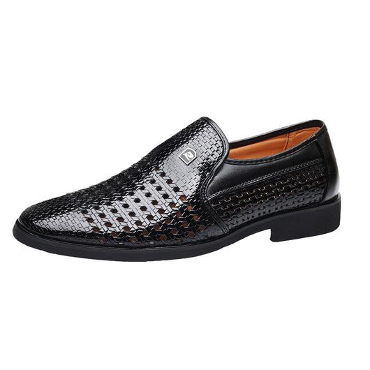 Zapatos de Cuero Hueco Transpirables para Hombre - Estilo Ejecutivo Casual - Image 5