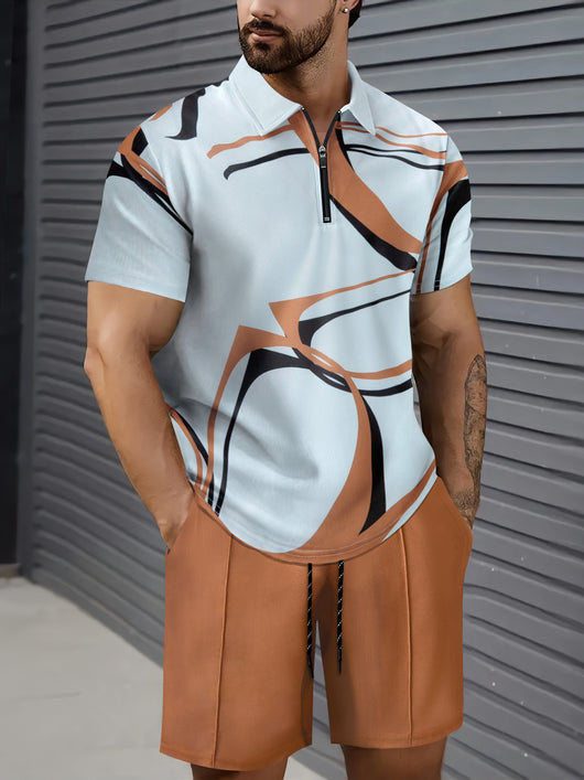 Conjunto Deportivo Hombre Pantalones Cortos y Camiseta Manga Corta - Image 18