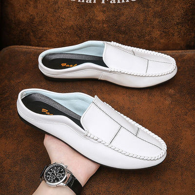 Mocasines Hombre Cuero Cerrados sin Talón - Comodidad Slip-On - Image 8