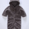 Pijama Enterizo de Terciopelo Infantil sin Relleno