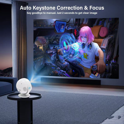 Proyector Inteligente Android 11 con Enfoque Automático, Bluetooth 5G Dual y HD - Image 9