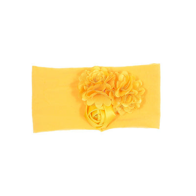 Diadema para Bebé con Flor de Satén y Malla - Image 22
