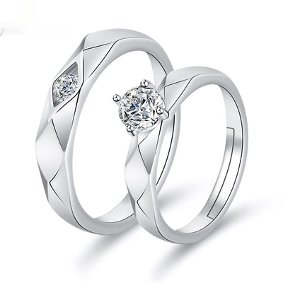 Anillos de Compromiso Moissanita para Parejas - Image 46