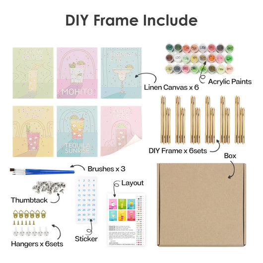 Kit de Pintura al Óleo Digital DIY - Paisajes y Flores - Image 34
