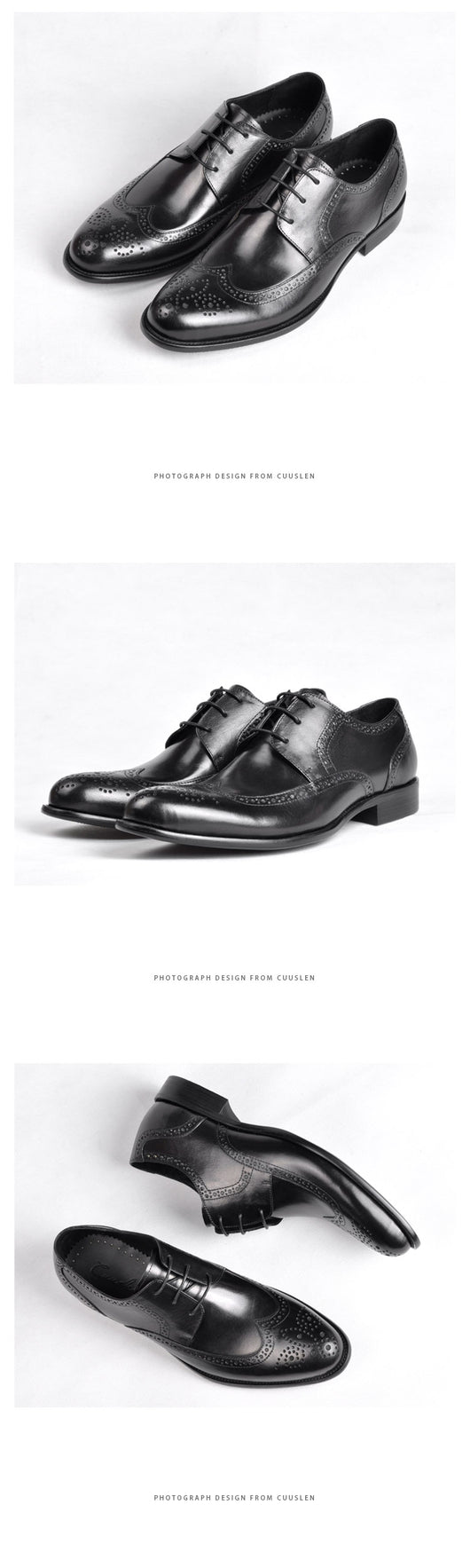 Zapatos de Cuero Genuino para Hombre Punta Fina Negocios Formales - Image 17