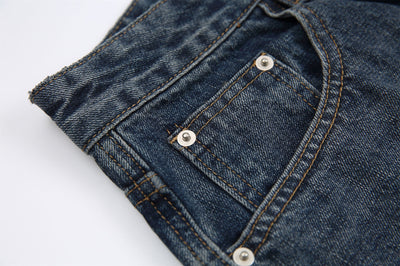 Pantalones Cargo Vaqueros Retro Lavado Pesado con Diseño de Bolsillos Oblicuos - Image 74