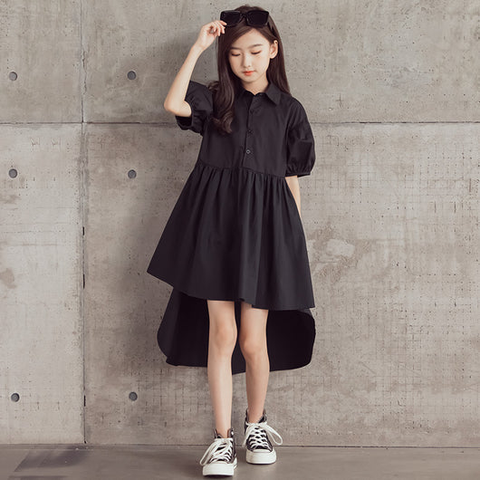 Vestido Camisero de Manga Corta para Verano - Diseño Clásico con Solapa - Image 6