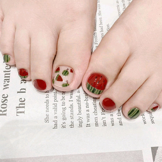 Pegatinas de Uñas Sandía Verano Fresco
