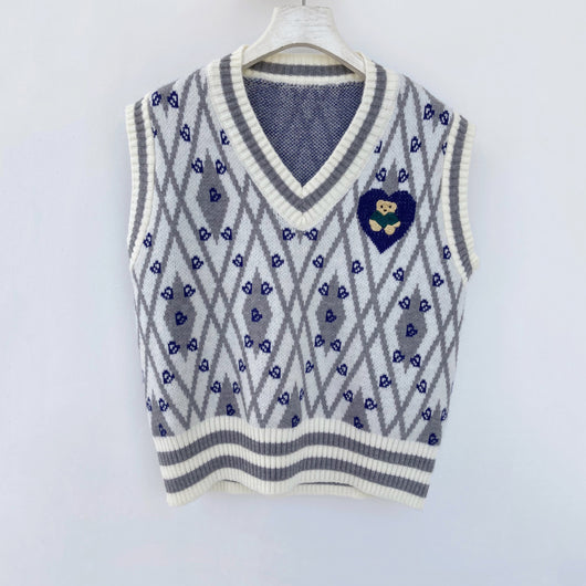 Cardigan Holgado Estilo Universitario para Mujer - Image 11