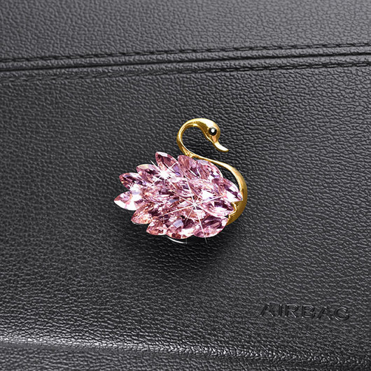 Gancho Decorativo Cisne Diamante para Interior de Auto - Image 6