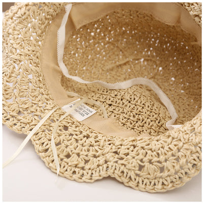 Sombrero de Paja Infantil con Ala Ancha Protección Solar UV - Image 16