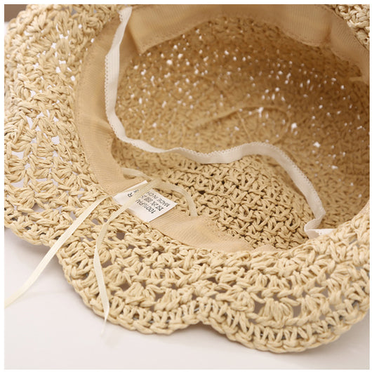 Sombrero de Paja Infantil con Ala Ancha Protección Solar UV - Image 16