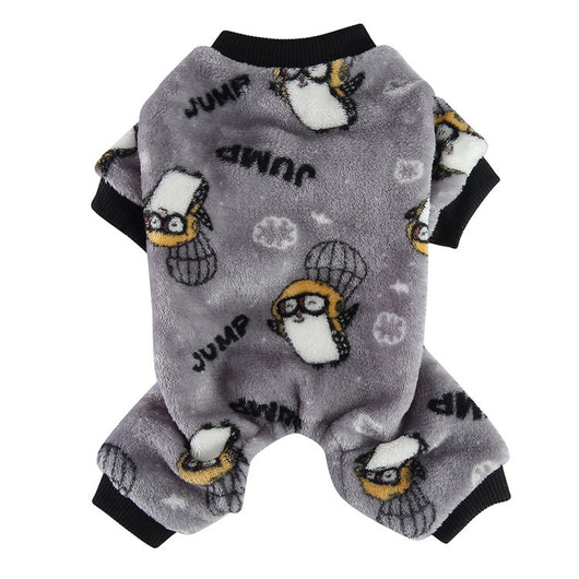 Pijama Térmico Grueso Rayas Cebra Felpa Invierno - Image 4