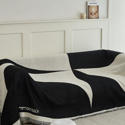 Manta Tejida de Algodón con Borlas para Sofá - Estilo Europeo - Image 4