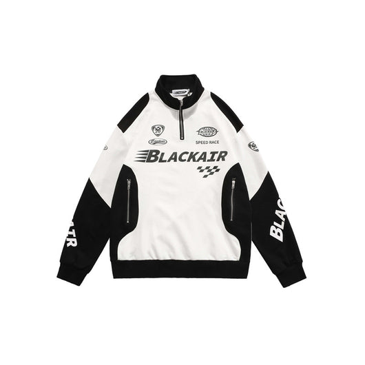 Sudadera Deportiva Retro Americana con Cierre Medio - Image 8