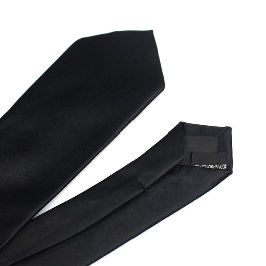 Corbata Negra Ultra Delgada 6cm - Elegancia Casual Profesional - Image 11