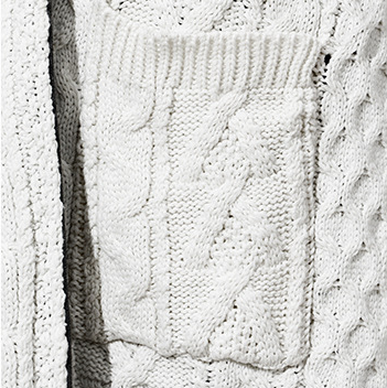Chaqueta de Punto Jacquard Patchwork con Borde Deshilachado - Image 13