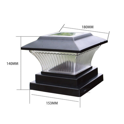 Lámpara Solar para Poste con Linterna Frontal - Image 10