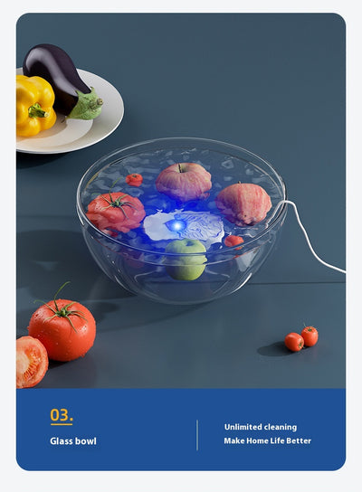 Limpiador Ultrasónico Multifuncional USB - Frutas, Verduras, Joyas y Ropa - Image 11