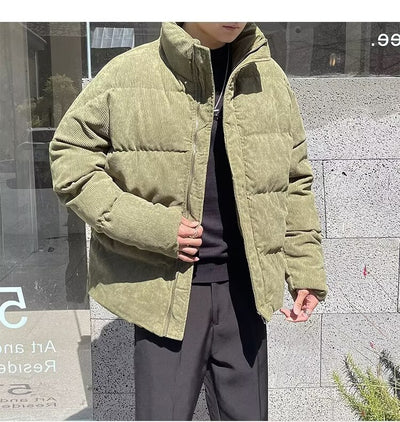 Chaqueta Acolchada de Algodón para Hombre - Estilo Deportivo y Casual - Image 11