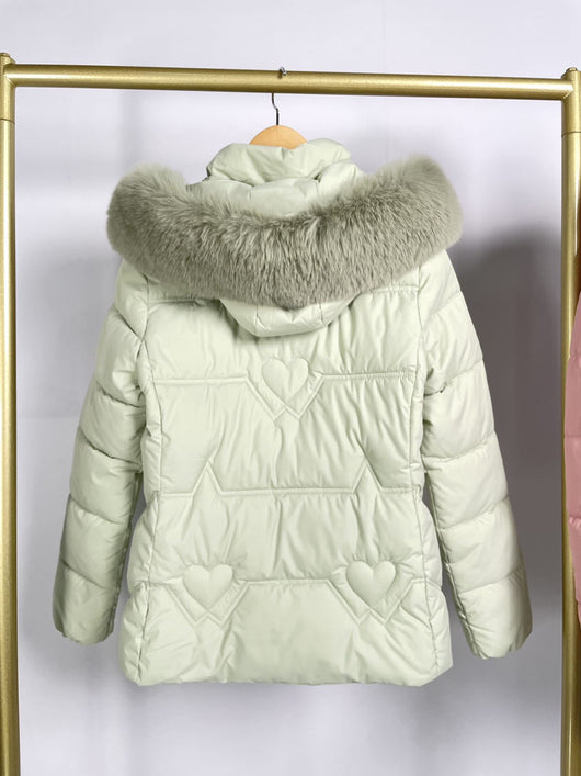 Chaqueta Cálida con Cuello de Pelaje para Mujer - Image 15