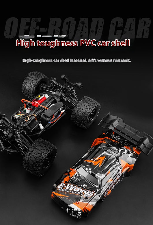 Auto Control Remoto 4x4 Todoterreno de Alta Velocidad con Ruedas Grandes - Image 30