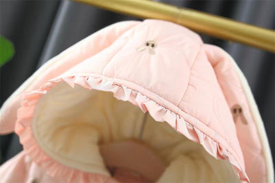 Abrigo Acolchado de Algodón Grueso para Niñas - Chaqueta de Invierno Estilo Occidental - Image 17