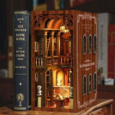Soporte Decorativo 3D para Libros - Diseño Cabaña DIY - Image 12