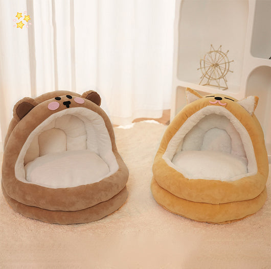 Cama Térmica Acogedora para Gatos y Perros Pequeños - Nido Cálido y Confortable - Image 8