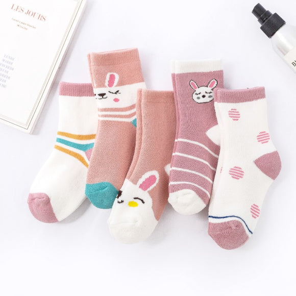 Calcetines Infantiles de Felpa con Diseños Animados Adorables