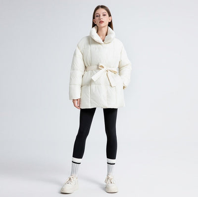 Abrigo Acolchado Talla Grande para Mujer - Chaqueta de Algodón Grueso Largo - Image 6