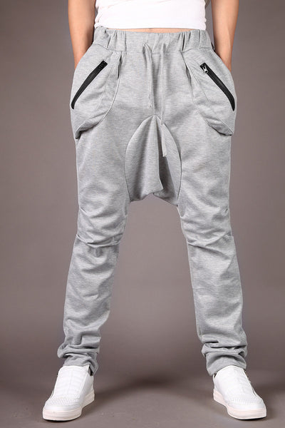 Pantalones Harem Casuales con Cierre Bajo - Image 9