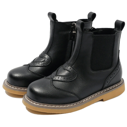 Botas Infantiles de Cuero Resistente al Desgaste - Image 4