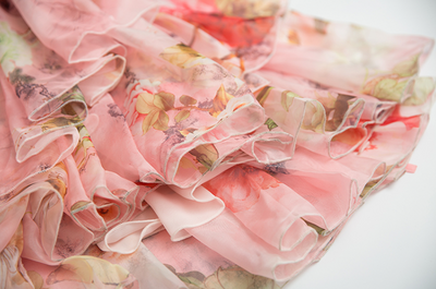 Falda Swing de Gasa Estampada con Corte Irregular - Image 13