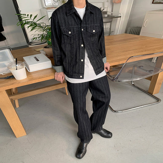 Chaqueta Denim de Trabajo Versátil para Hombre - Image 9