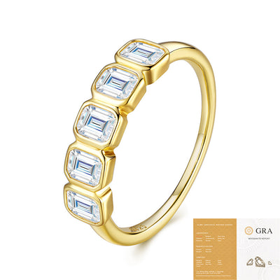 Anillo de Plata Esterlina Luxury Fashion Resistente al Color - Image 12