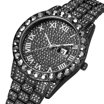 Reloj Hip Hop para Hombre con Cristales Brillantes - Image 8
