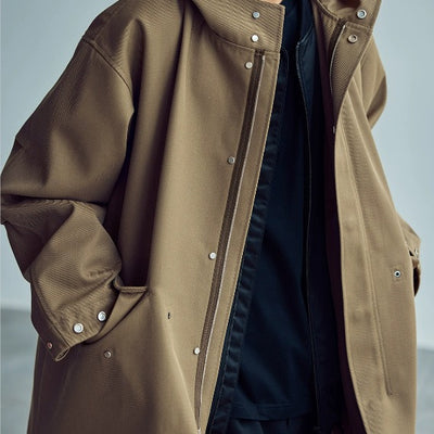 Chaqueta Impermeable con Capucha Estilo Fishtail para Hombre - Image 2