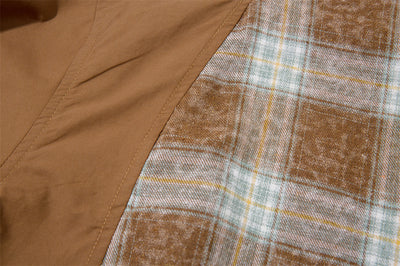 Camisa de Cuadros Bicolor Manga Corta para Hombre - Image 5