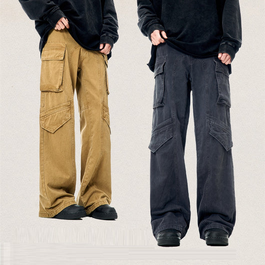 Pantalones Anchos de Tiro Alto en PU para Mujer - Diseño Moderno y Versátil