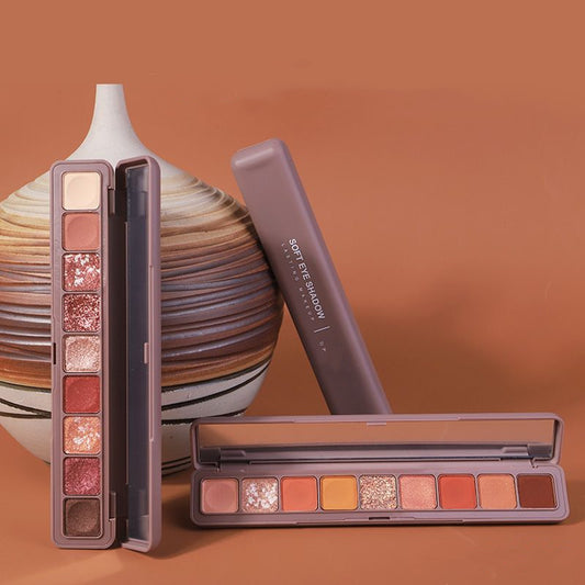 Paleta de Sombras de Ojos Nueve Colores Fingertip