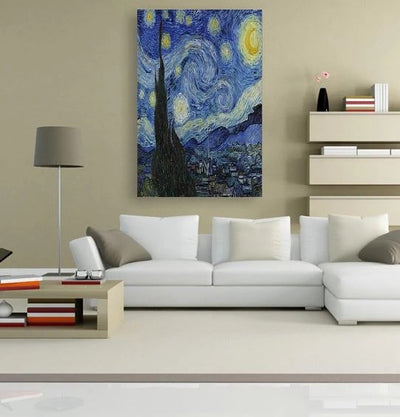 Cuadro de Diamantes La Noche Estrellada de Van Gogh - Image 5