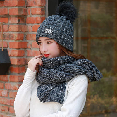 Gorro y Bufanda Larga de Lana para Mujer - Image 20