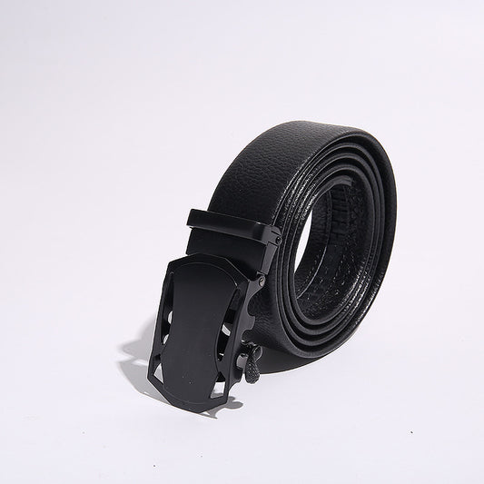 Cinturón Automático Ejecutivo Negro con Hebilla Deportiva
