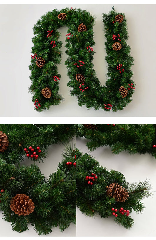 Decoración de Pared con Piñas y Ramitas Naturales en Ratán - Image 8