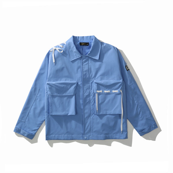 Chaqueta Funcional con Tirantes Integrados - Estilo Urbano Versátil