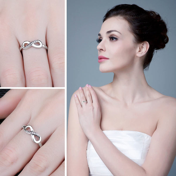 Anillo de Plata Esterlina 925 Número 8