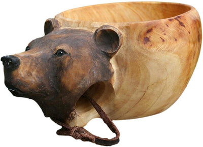 Taza Kuksa Escandinava Tallada a Mano - Taza de Madera para Camping y Café - Image 15