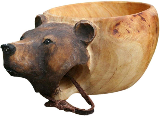 Taza Kuksa Escandinava Tallada a Mano - Taza de Madera para Camping y Café - Image 15